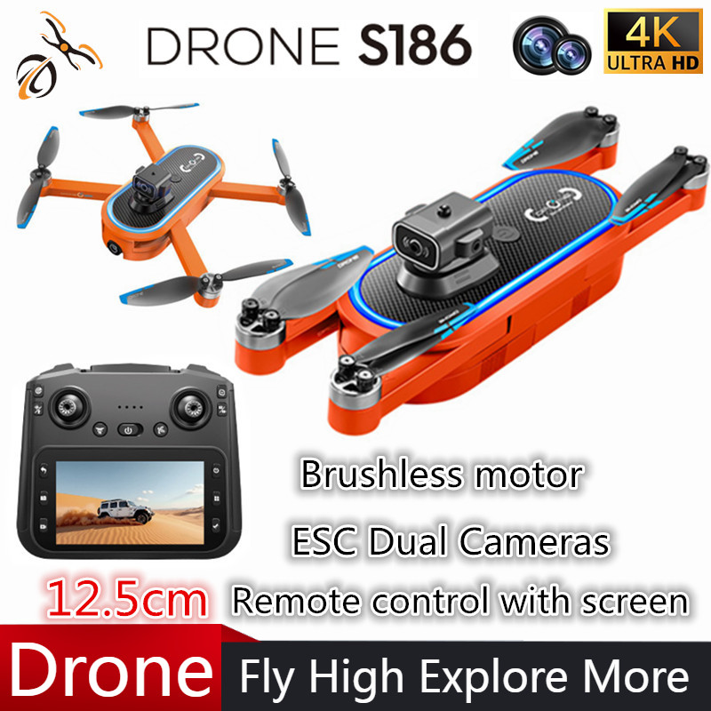 Drone Camera 4K - 2025 S186 드론 전문가용 4K HD