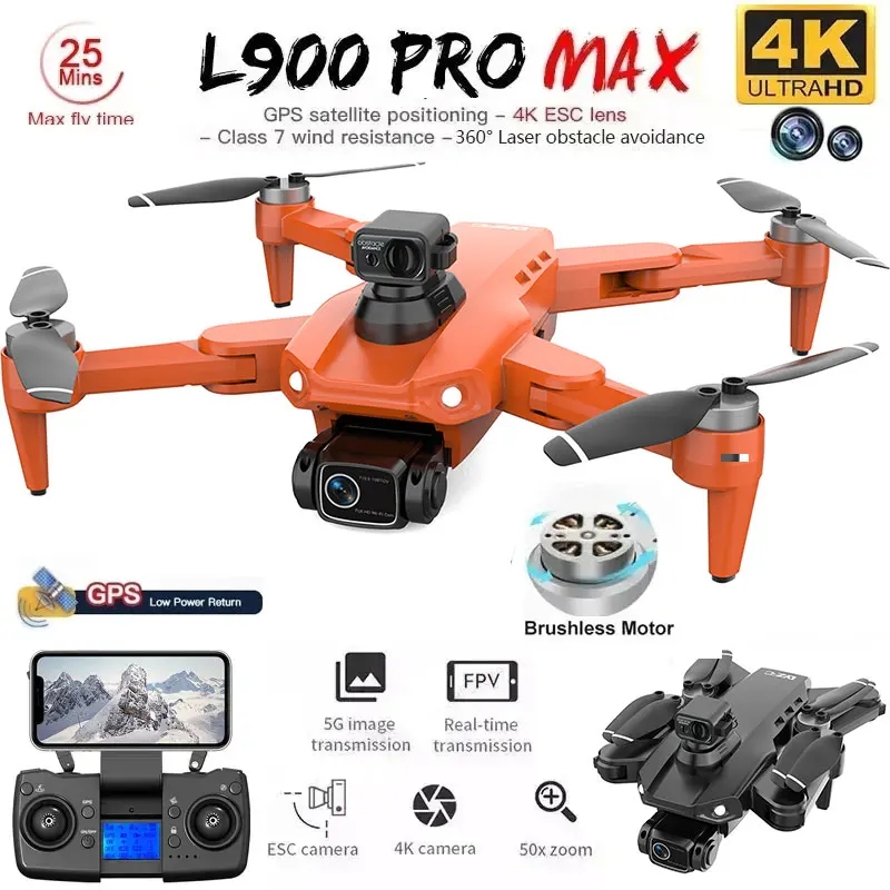 Drone Camera Wide Angle - L900 Pro MAX GPS 드론 4K