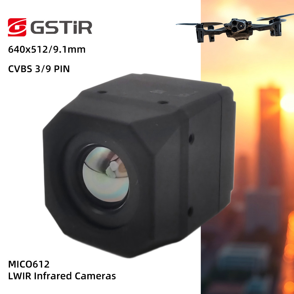 Drone Camera Thermal - GSTir 프리미엄 고성능 MICO612 비냉각식 LWIR