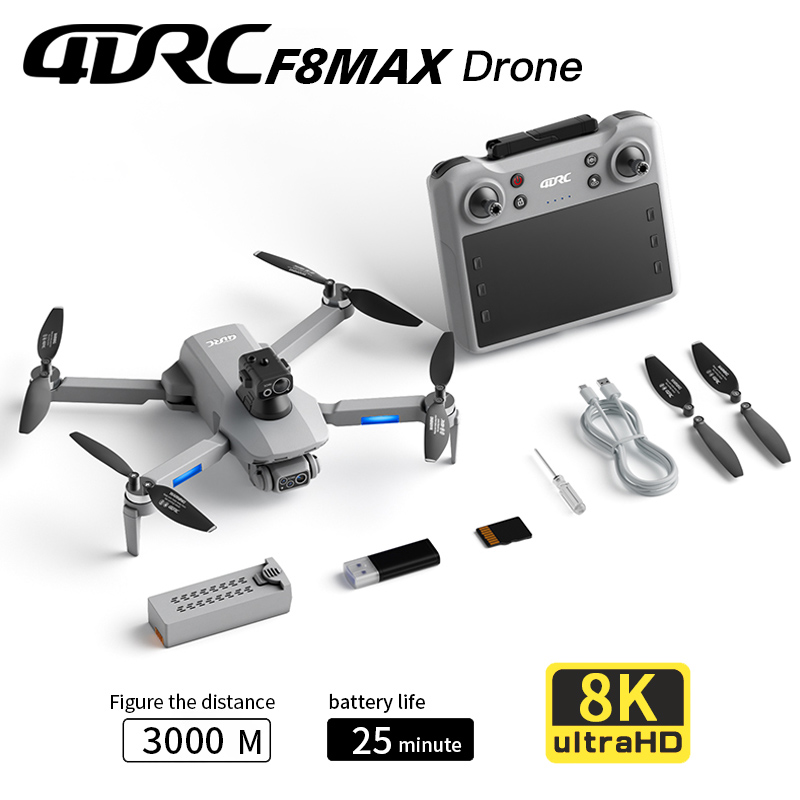 Drone Camera Mount - F8 MAX GPS 드론 전문가용 8K