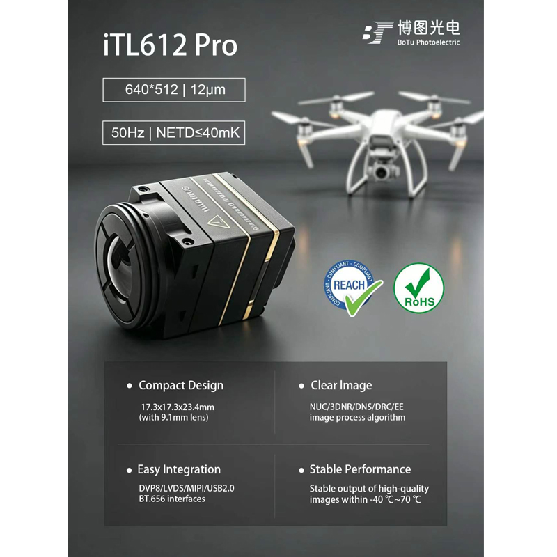 Itl612 CVBS 미니 640*512 9.1mm/2 - Drone Camera Thermal 리뷰 및 가격
