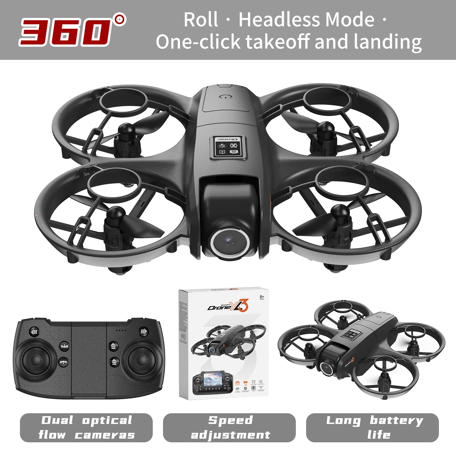 새로운 YL3 RC 드론 8K 1080P 광각 듀얼 H - Drone Camera Wide Angle 리뷰 및 가격